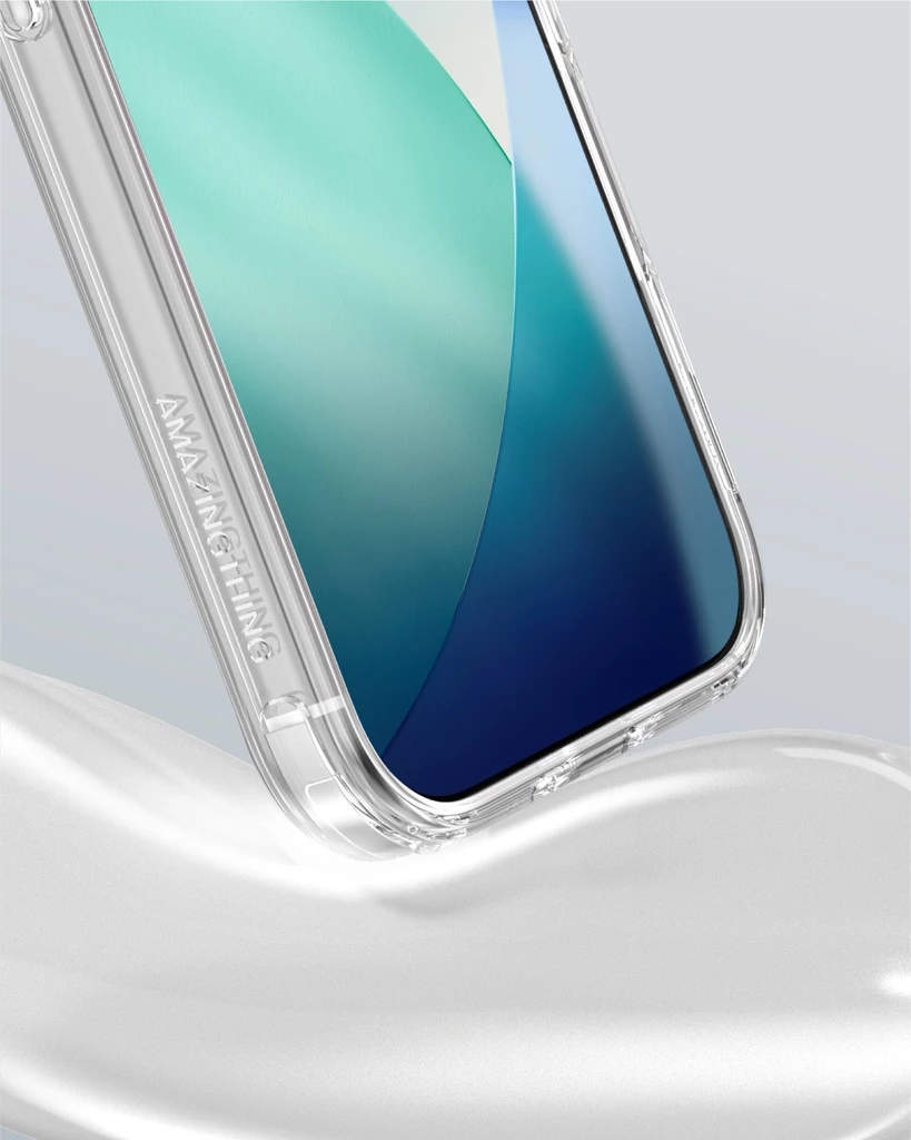 Mbështjellës AmazingThing Minimal për iPhone 17 Pro, Transparent