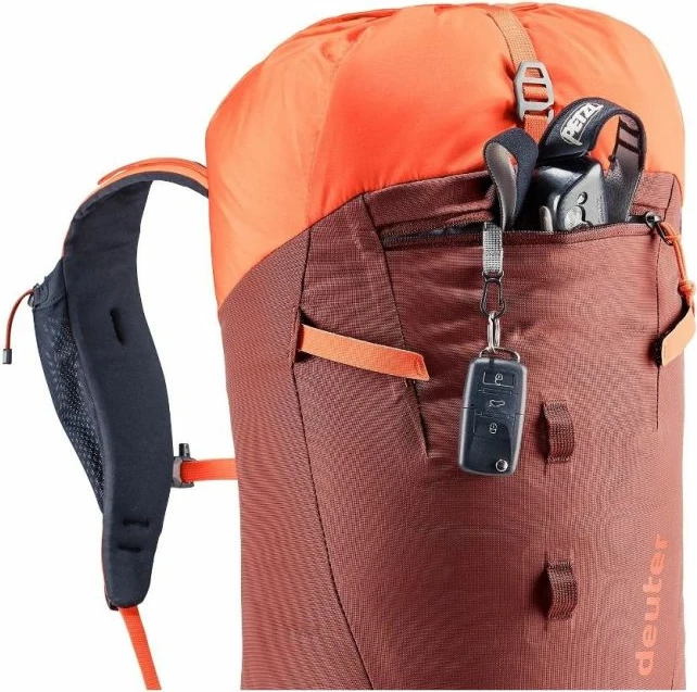 Çantë shpine hiking Deuter Guide 24, papaya-redwood