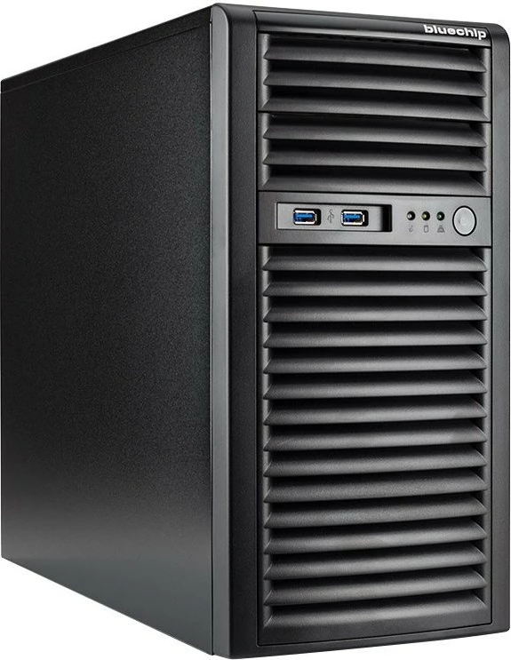 Server bluechip SERVERline T30339s, AMD EPYC 4124P, 32GB RAM, 2x480GB SSD, kasë e zezë