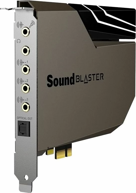 Kartë zëri Creative Sound Blaster AE-7 (70SB180000000), PCIe, 5.1, 32-bit/384 kHz, me modul kontrolli ACM