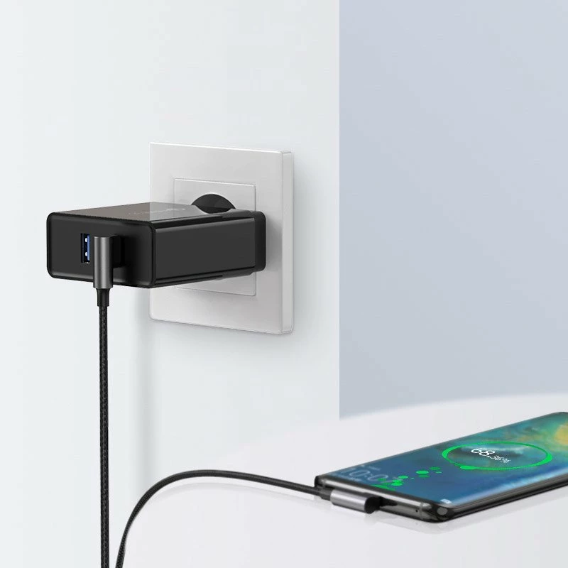 Kabllo Ugreen USB në USB Type-C, 2m, QC3.0, 3A, Gri