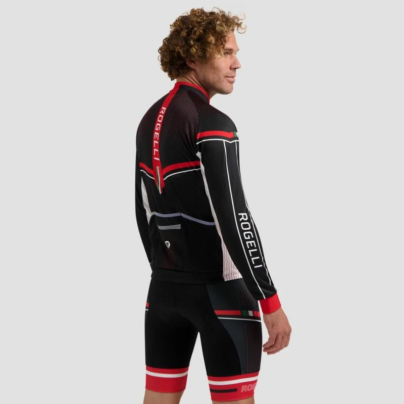 Fanellë me mëngë të gjata për meshkuj Rogelli, e kuqe