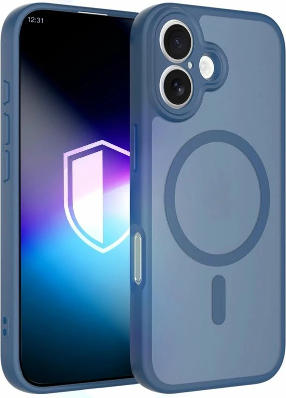 Kuti telefoni 3mk Misty MagCase për iPhone 17, kaltër