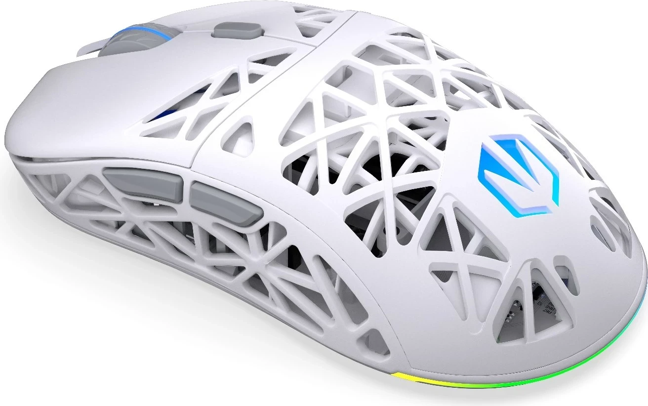 Maus gaming ENDORFY LIV Wireless Onyx White EY6A019, 12000 DPI, ARGB, i bardhë