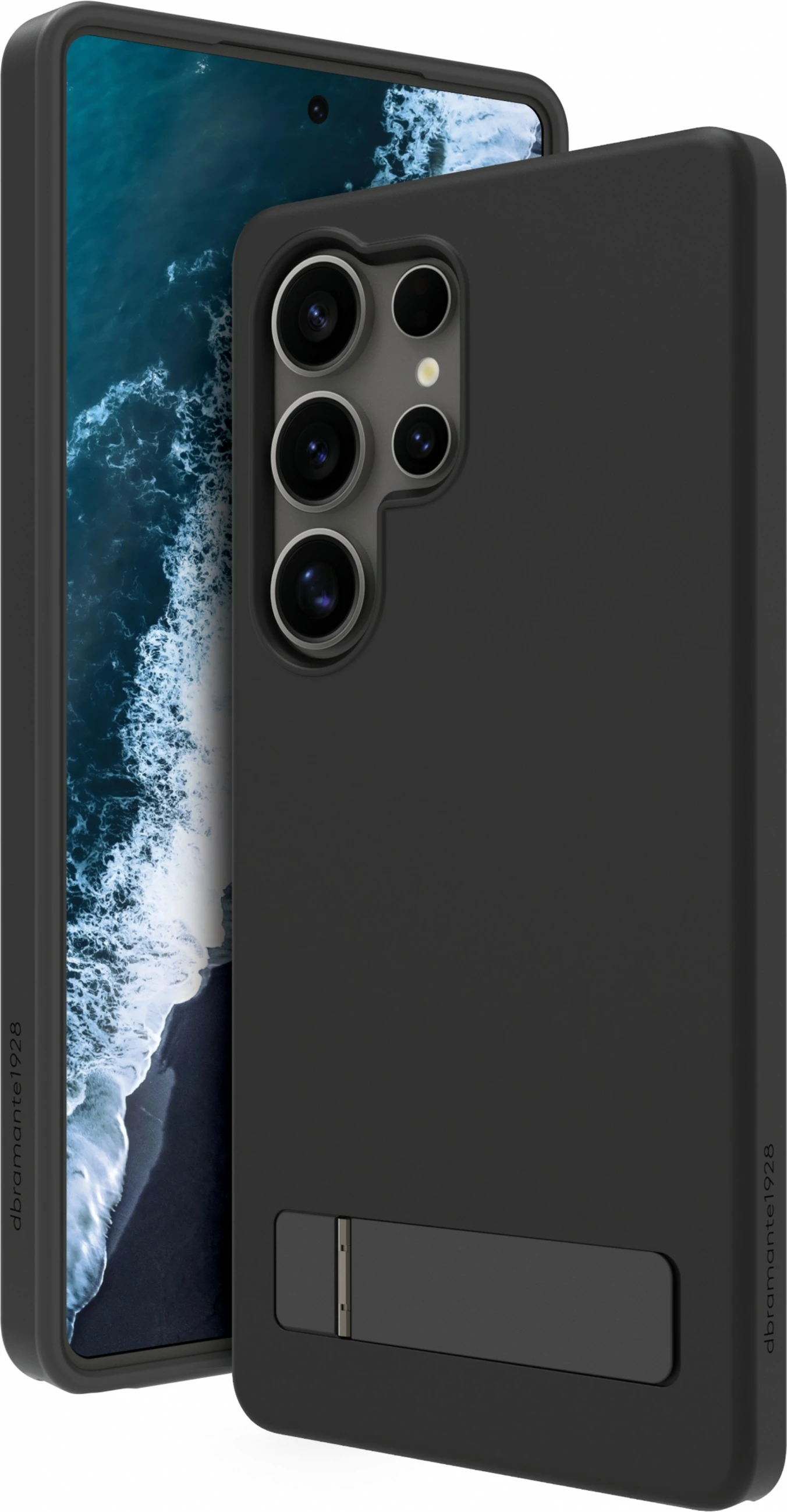 Mbështjellës dbramante1928 ICELAND PRO QI2 KICK për Galaxy, i zi