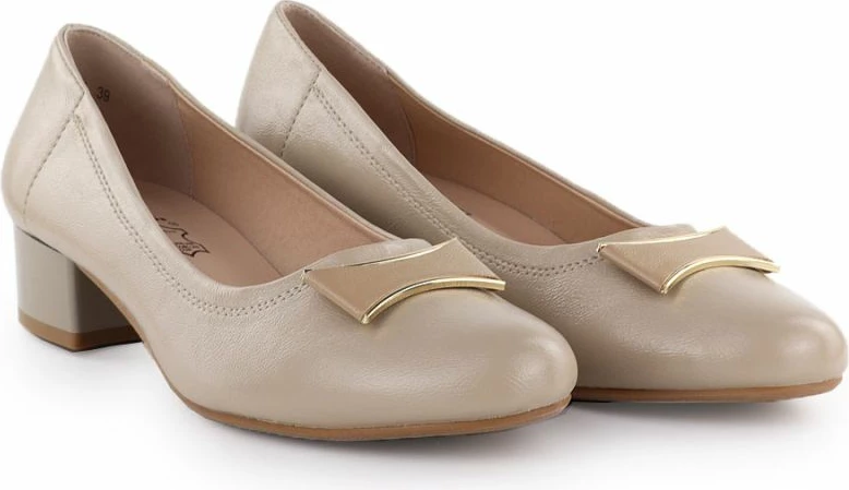 Këpucë me take për femra Jezzi 200-15, bezhë