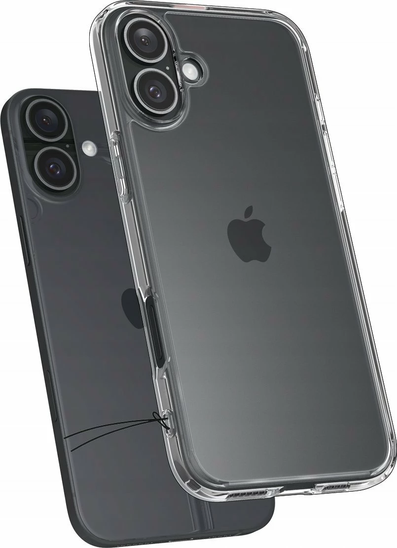Mbështjellës Spigen Ultra Hybrid ACS08197 për iPhone 16 6.1\" (2024), crystal clear, plastik, transparent