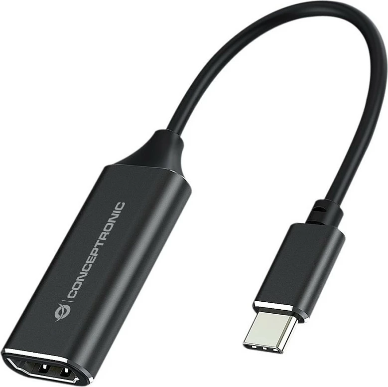 Adapter USB-C në HDMI Conceptronic ABBY, i zi