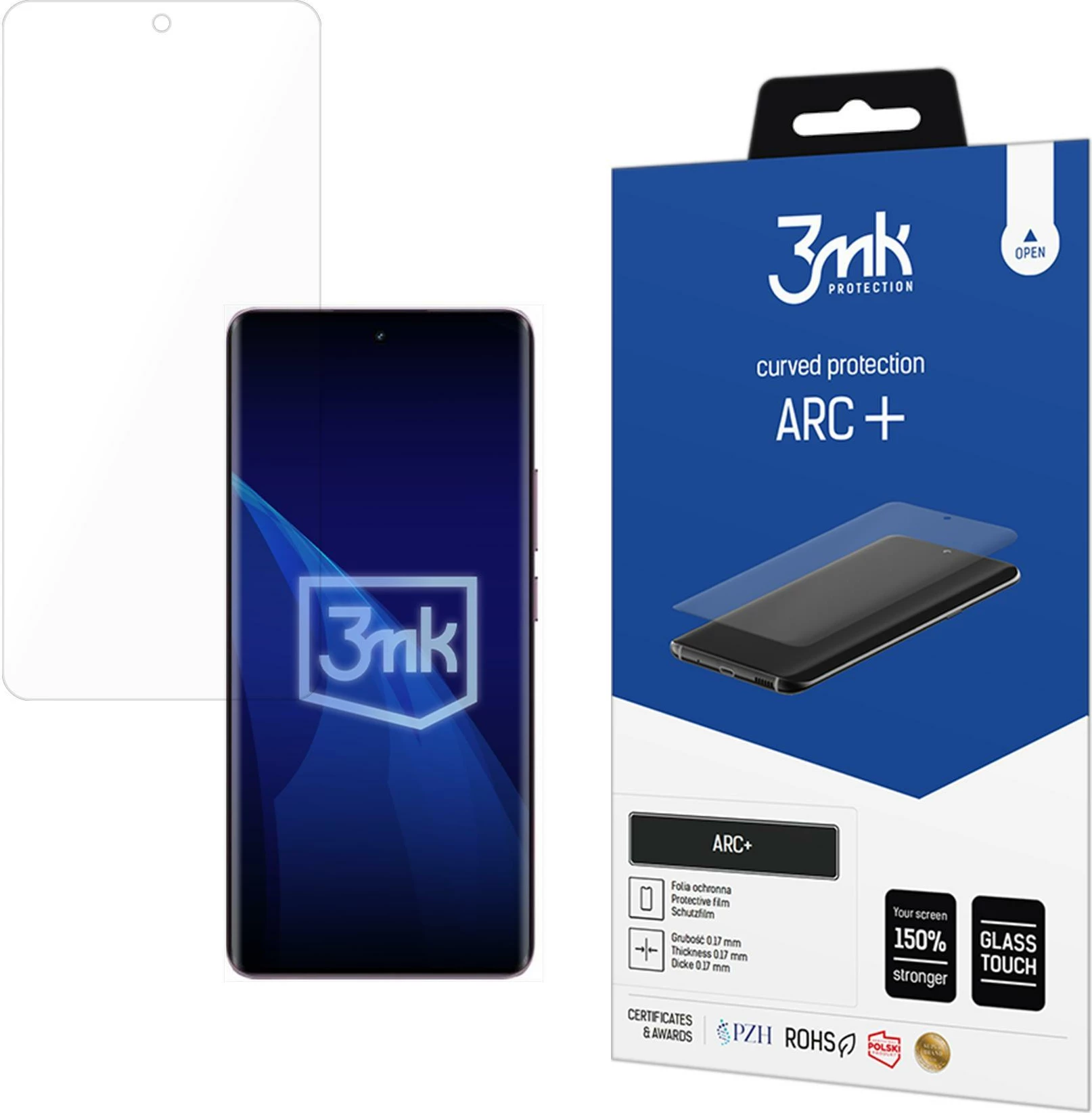 Folje mbrojtëse 3mk ARC+ për Realme 14 Pro, për celular