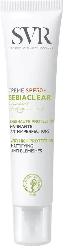 Krem fytyre me SPF SVR Sebiaclear Cream SPF50+, 40ml