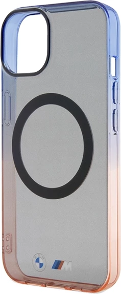 Mbështjellës BMW Gradient Bumper MagSafe për iPhone 15 Plus / 14 Plus, Gri