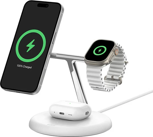 Mbushës wireless Belkin WIZ023VFWH, USB, i bardhë