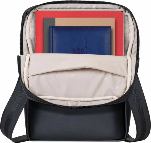 çantë për tablet RivaCase Cardiff 8511, 11\", me rrip krahu, e zezë