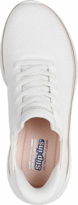 Atlete femra Skechers BOBS SQUAD CHAOS CURRENT MUSE, të bardha