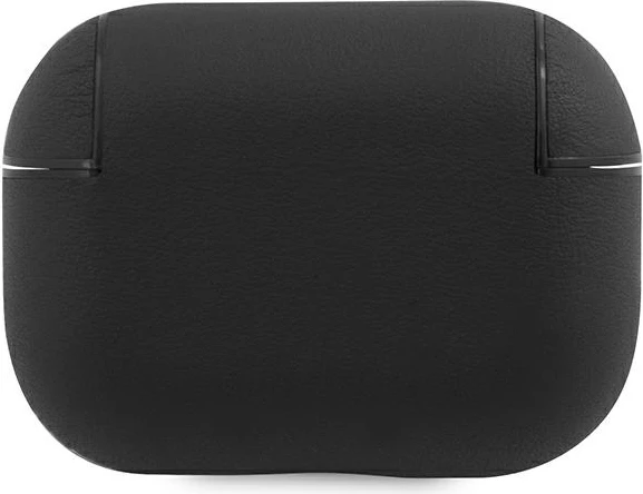 Mbështjellës BMW për AirPods Pro 2, Signature, lëkurë, i zi