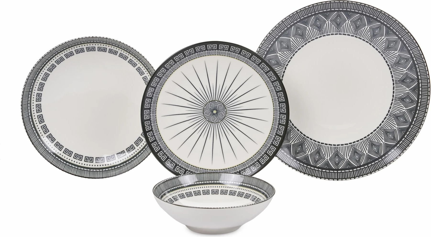 Set enësh për drekë (24 copë), Hermia Concept, GBSATN24KY4E43532