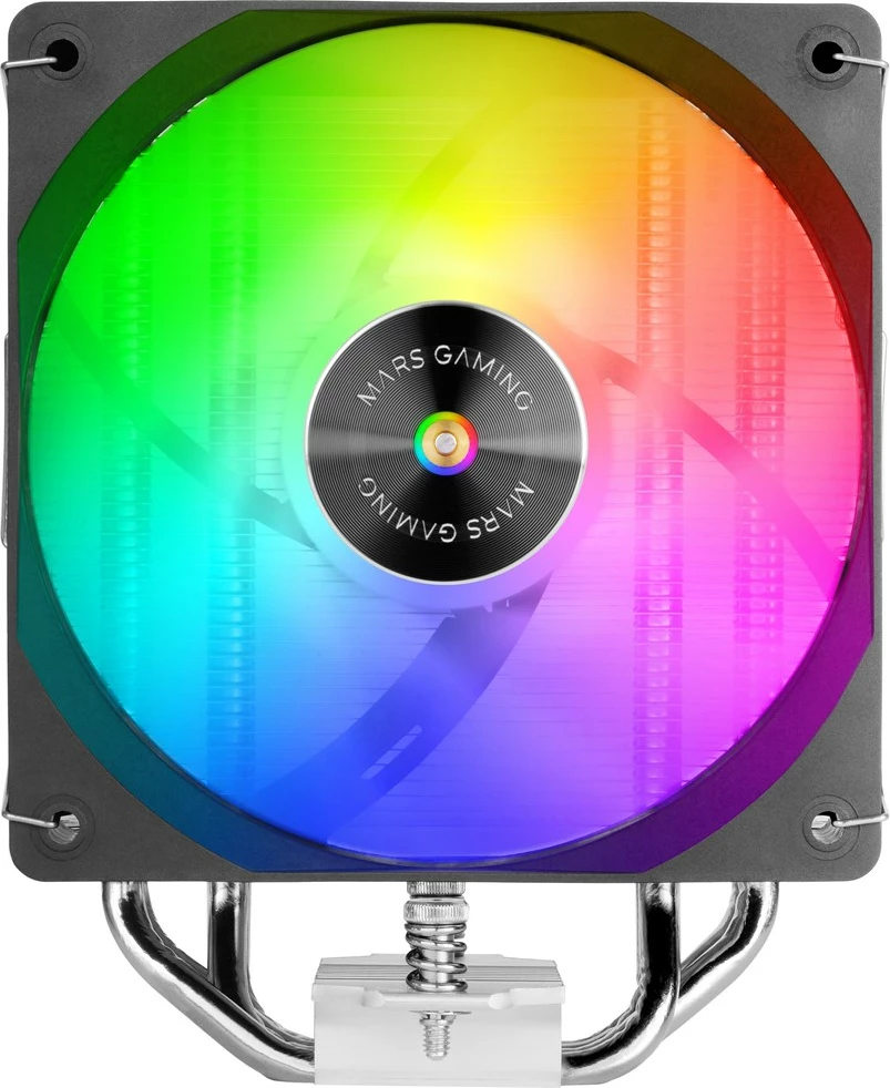 Ftohës ajri për procesor TACENS Mars Gaming MCPU-X4ARGB, 12 cm, RGB, i zi
