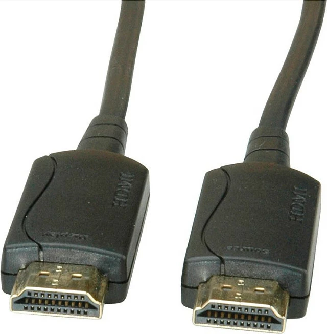 Kabllo HDMI VALUE 14.99.3482, 50 m, 4K UHD, HDMI A-A, me Ethernet, e zezë