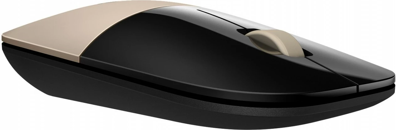 Maus HP Z3700 wireless 2.4 GHz, 1200 DPI, optik, 3 butona, marrës nano USB, me bateri AA, ar/zi