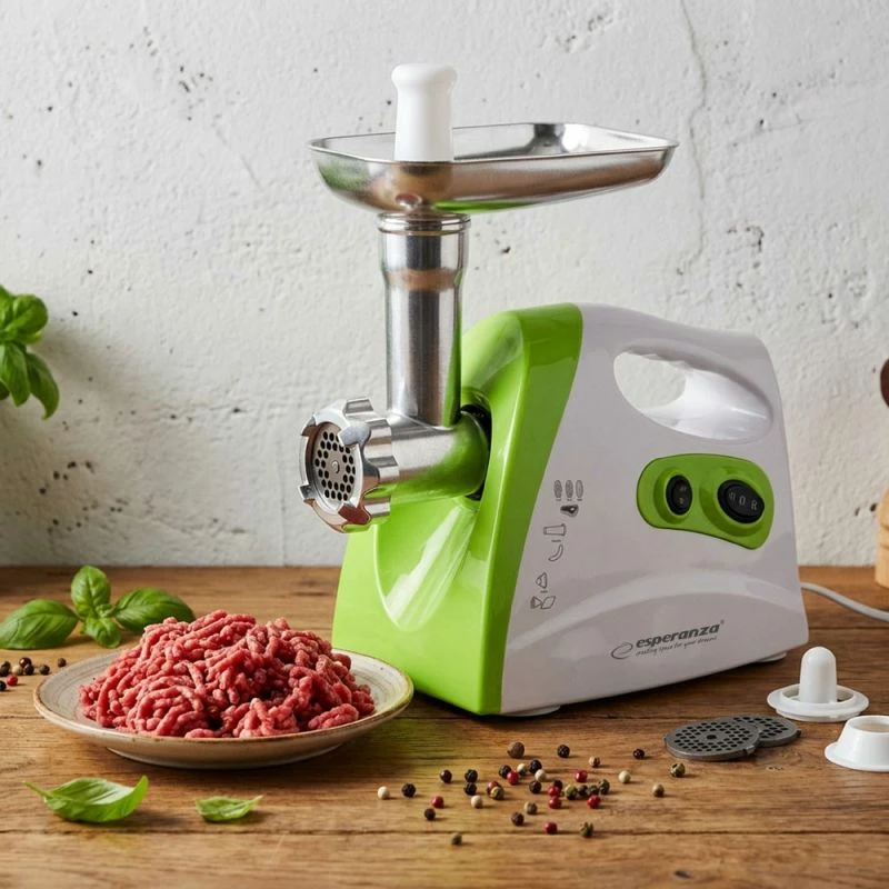 Makinë bluarëse mishi Esperanza Meatball EKM012G, e bardhë/jeshile