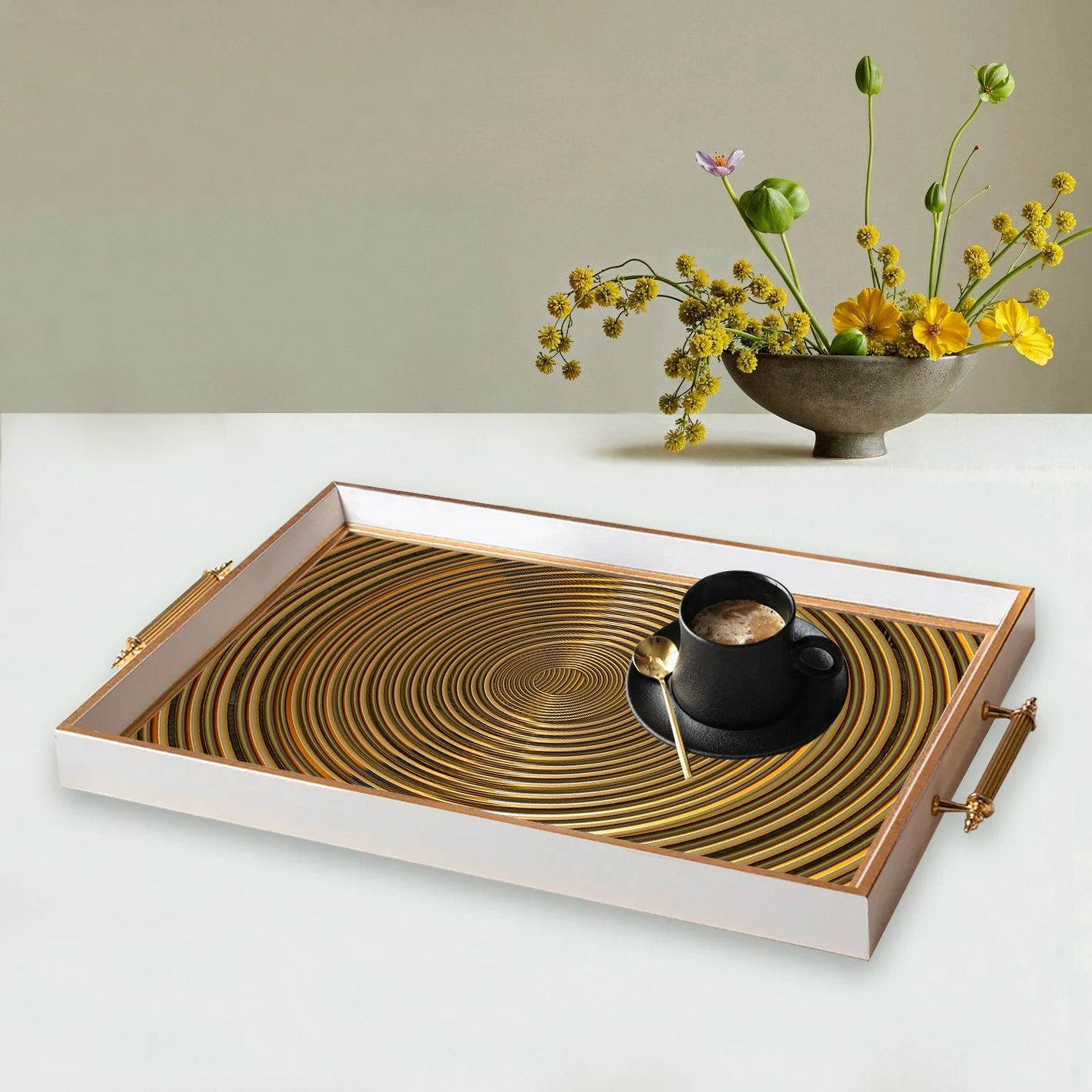 Tabaka qelqi Aberto Design, shumëngjyrëshe, TPB9829, 50x29x3.5 cm