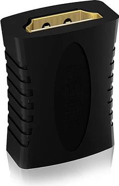 Adapter HDMI ICY BOX IB-CB005, femër-në-femër, 4K, i zi