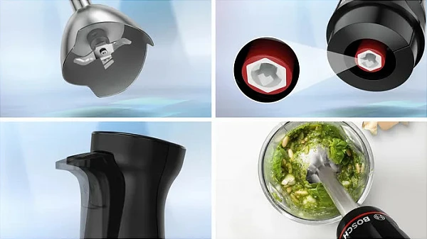 Blender dore Bosch ErgoMaster Serie 4 MSM4B6V2, set me vakum, zi/gri