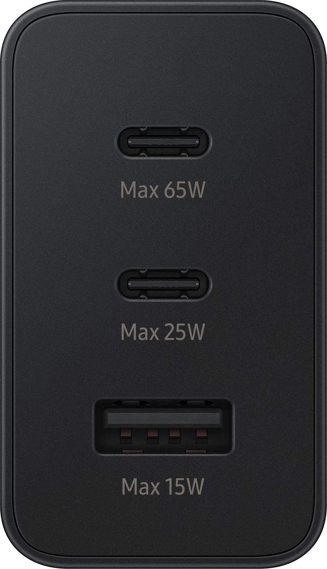 Karikues muri Samsung EP-T6530NBEGEU, 65W, 2x USB-C, 1x USB-A, i zi
