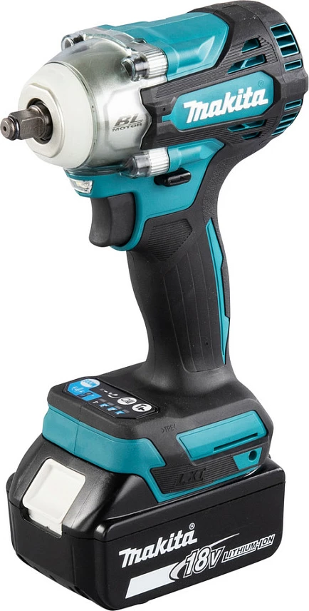 Çelës me goditje me bateri Makita DTW302Z, 18V LXT, pa bateri/karikues, blu/zi