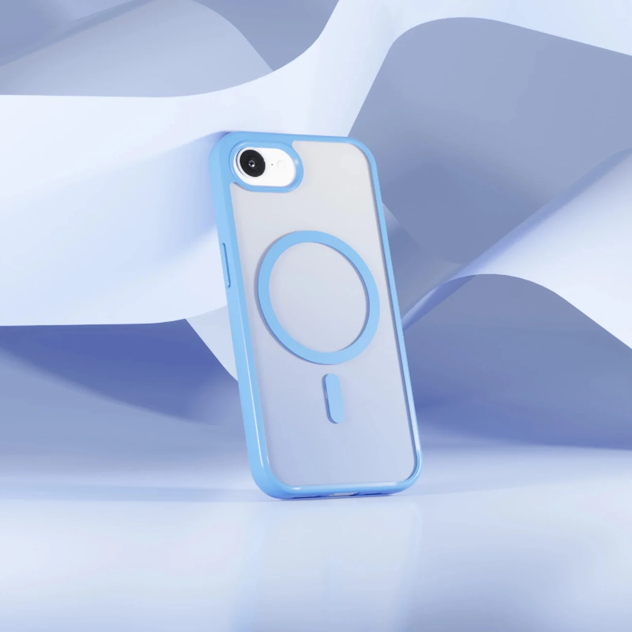 Mbështjellës Puro Gradient MagSafe për iPhone 16e, TPU, Blu