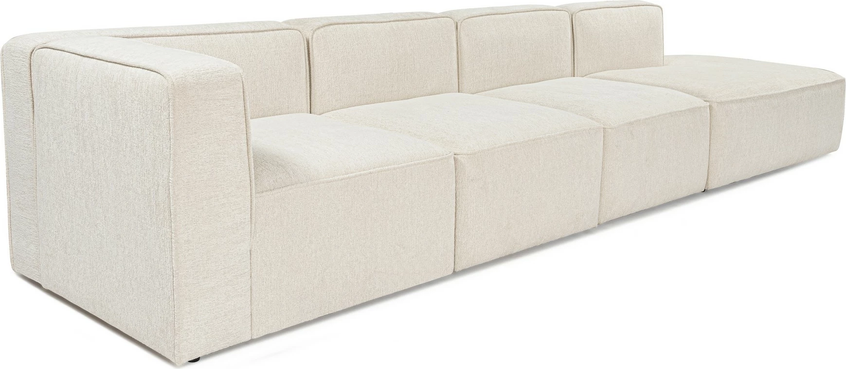 Kënd-sofë Atelier del Sofa, More M (M2-M1-M1-M3), krem