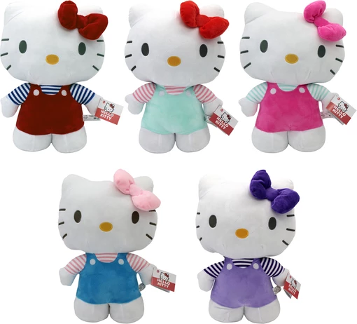 Lodër e butë plush Hello Kitty, 44cm (stilet ndryshojnë)