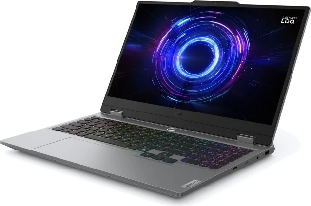 Laptop Lenovo LOQ 15IRX10, 15.6", Intel Core i5-13450HX, 16 GB RAM, 512 GB SSD, NVIDIA RTX 4060, Luna Grey