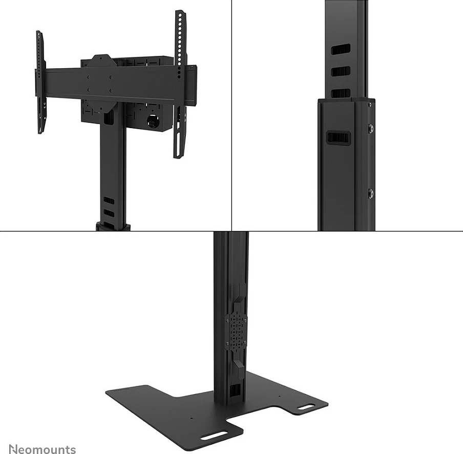 Stendë dyshemeje TV/monitor Neomounts FL45S-825BL1 MOVE Up, 37-75", VESA 600x400, 70 kg, e zezë