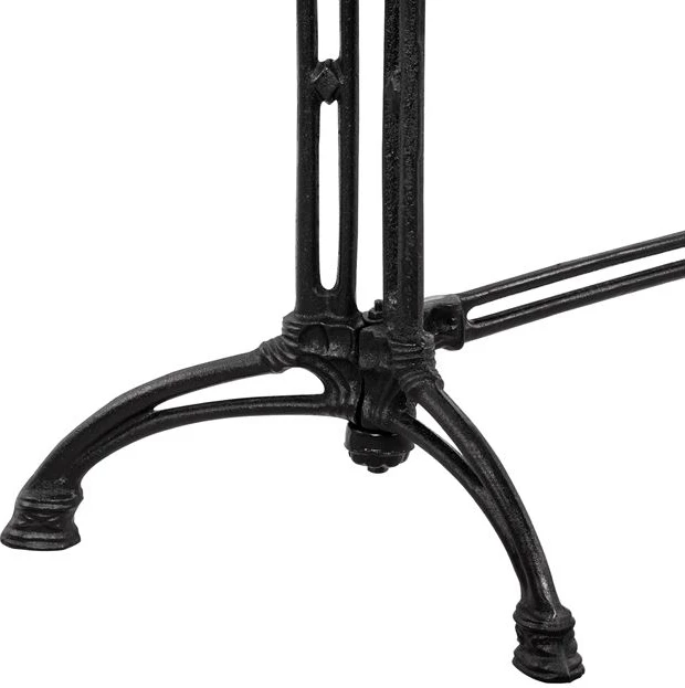 Bazë tavoline prej gize, 2 kolona, FH465, ngjyrë e zezë, 78x50