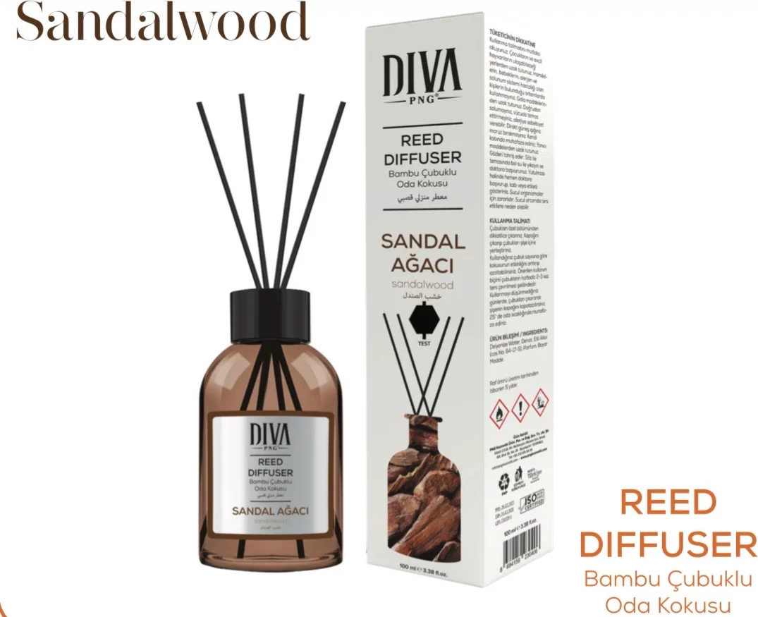 Difuzues me shkopinj aromash DIVA Sandalwood, 100ml