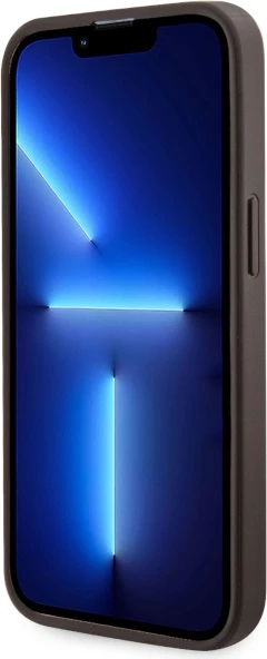 Mbështjellës Guess GUHMP13XP4RPSW për iPhone 13 Pro Max 6.7", hardcase, MagSafe, kafe