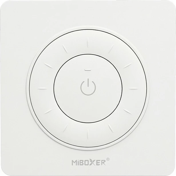 Telekomandë LED Miboxer Rotating Wheel 2.4GHz, Dual White (CCT), e bardhë