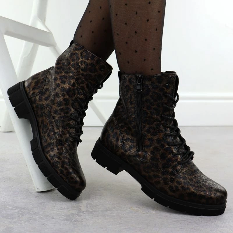 Çizme femra Rieker Remonte D2S72-90, leopard kafe [Madhësia: 38]