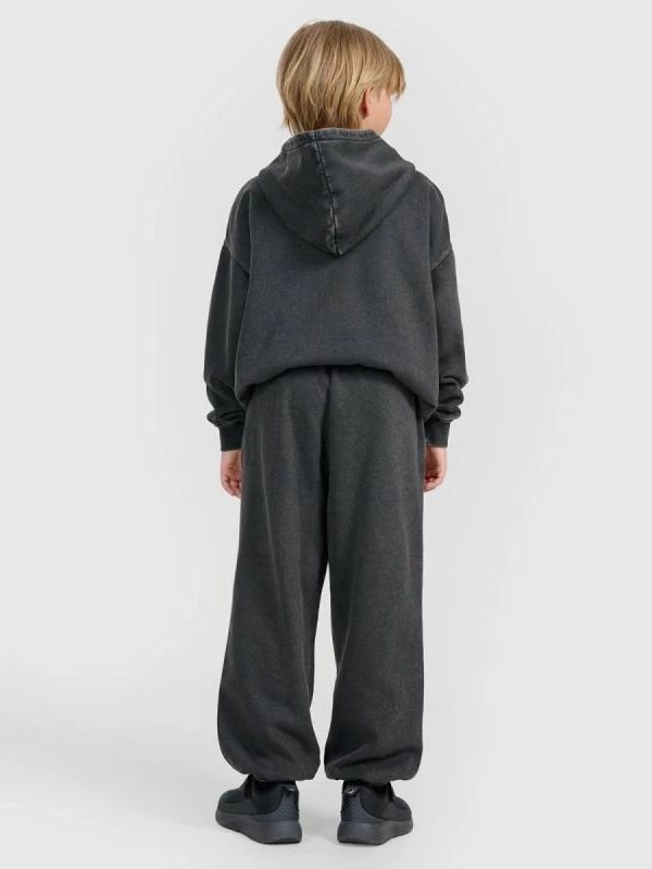 Pantallona sportive për djem 4F, të zeza