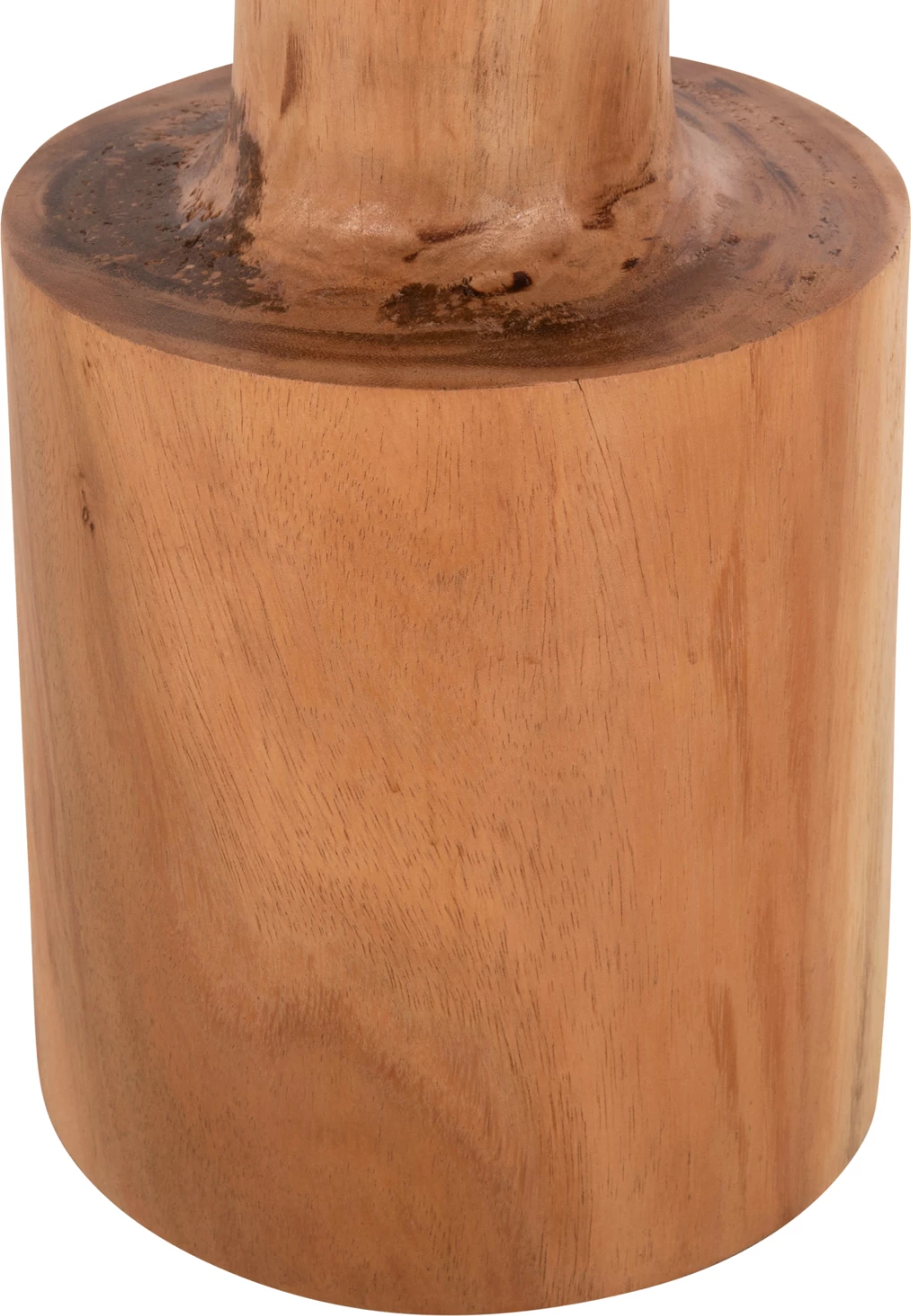 Tavolinë anësore BERMAL, dru SUAR, natyrale, Φ30x46H cm