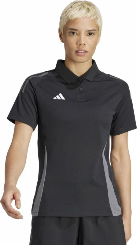 Maicë polo për femra adidas, e zezë