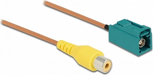 Kabllo adapter DeLOCK FAKRA Z në RCA, 0.32 m