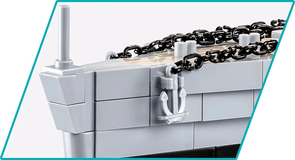 Set ndërtimi Cobi Klocki HMS Hood, 2613 pjesë, Historical Collection, model 1:300