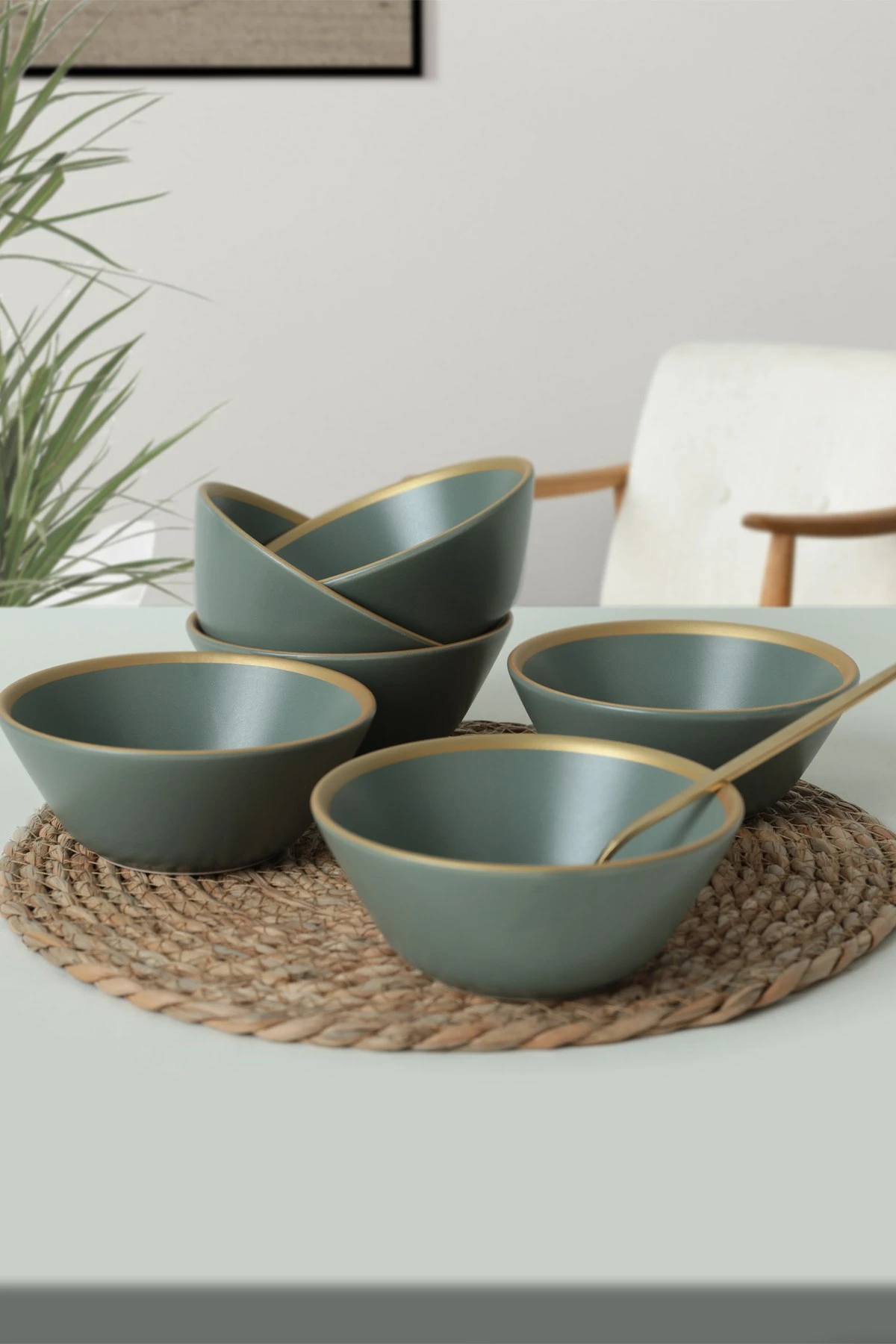 Set pjatash të thella (6 copë), Hermia Concept, ST042406F322A841700MAKA500