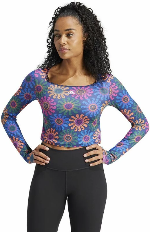 Bluzë për femra Adidas, shumëngjyrëshe