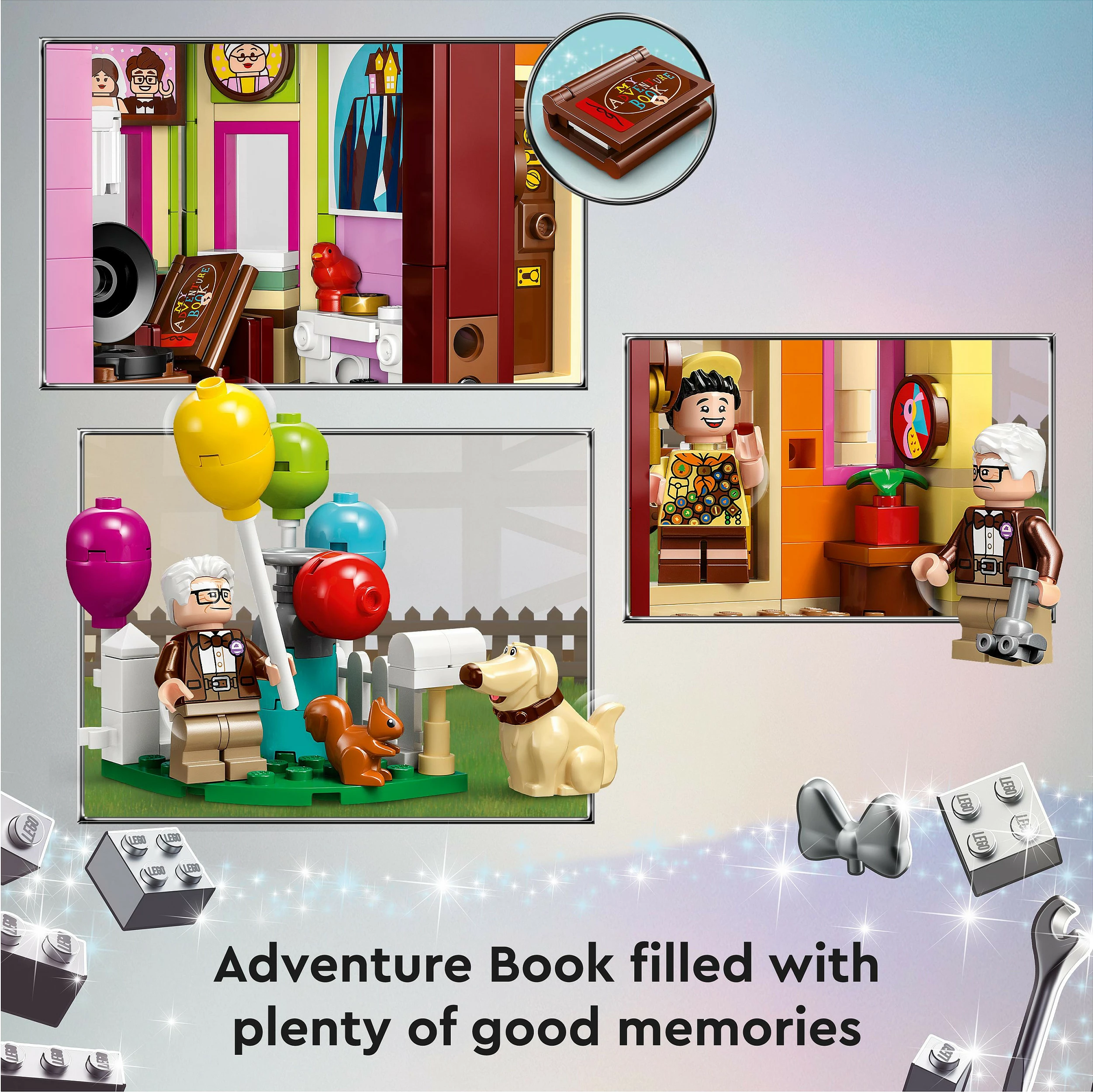 Set ndërtimi LEGO Disney 43217 Up House, 598 copë, shumëngjyrësh