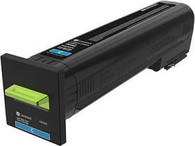 Toner Lexmark 82K2UCE, për CX860, High Yield (XL) 55.000 faqe, Cyan