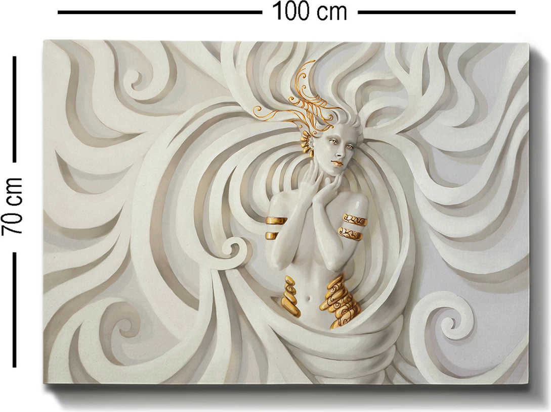 Pikturë dekorative në kanavacë Wallity, kanavacë tablo, 70x100cm, 93