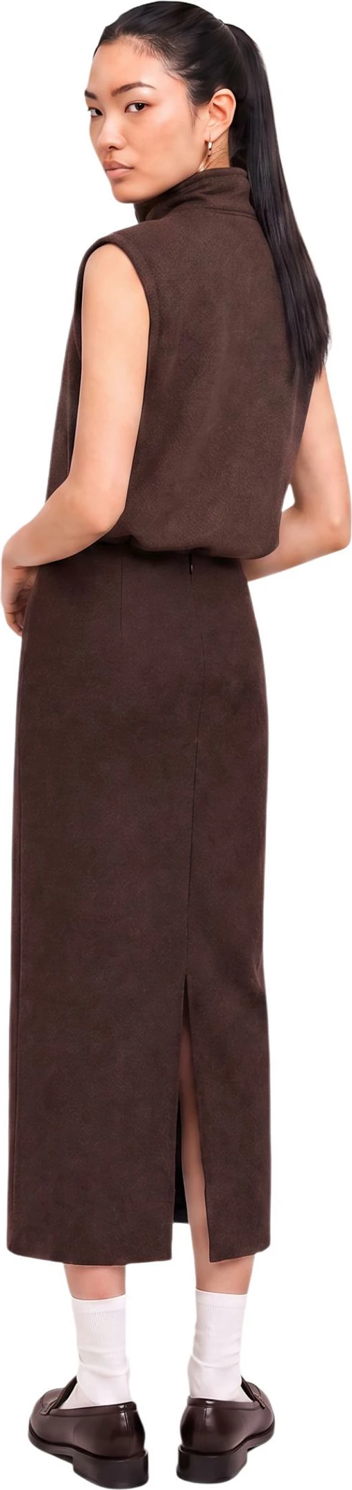 Fund laps për femra Jacqueline de Yong HERO LIFE PENCIL SKIRT JRS 15379970, kafe [Madhësia: M]
